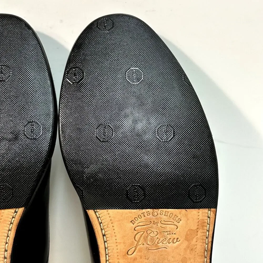 FULLY RESOLED Grant Stone x J. Crew Black Cap Toe Oxford Bench Made EUC 7 D